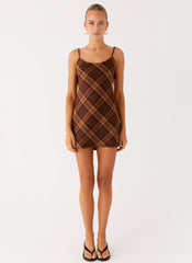 Radio Star Mini Dress - Plaid